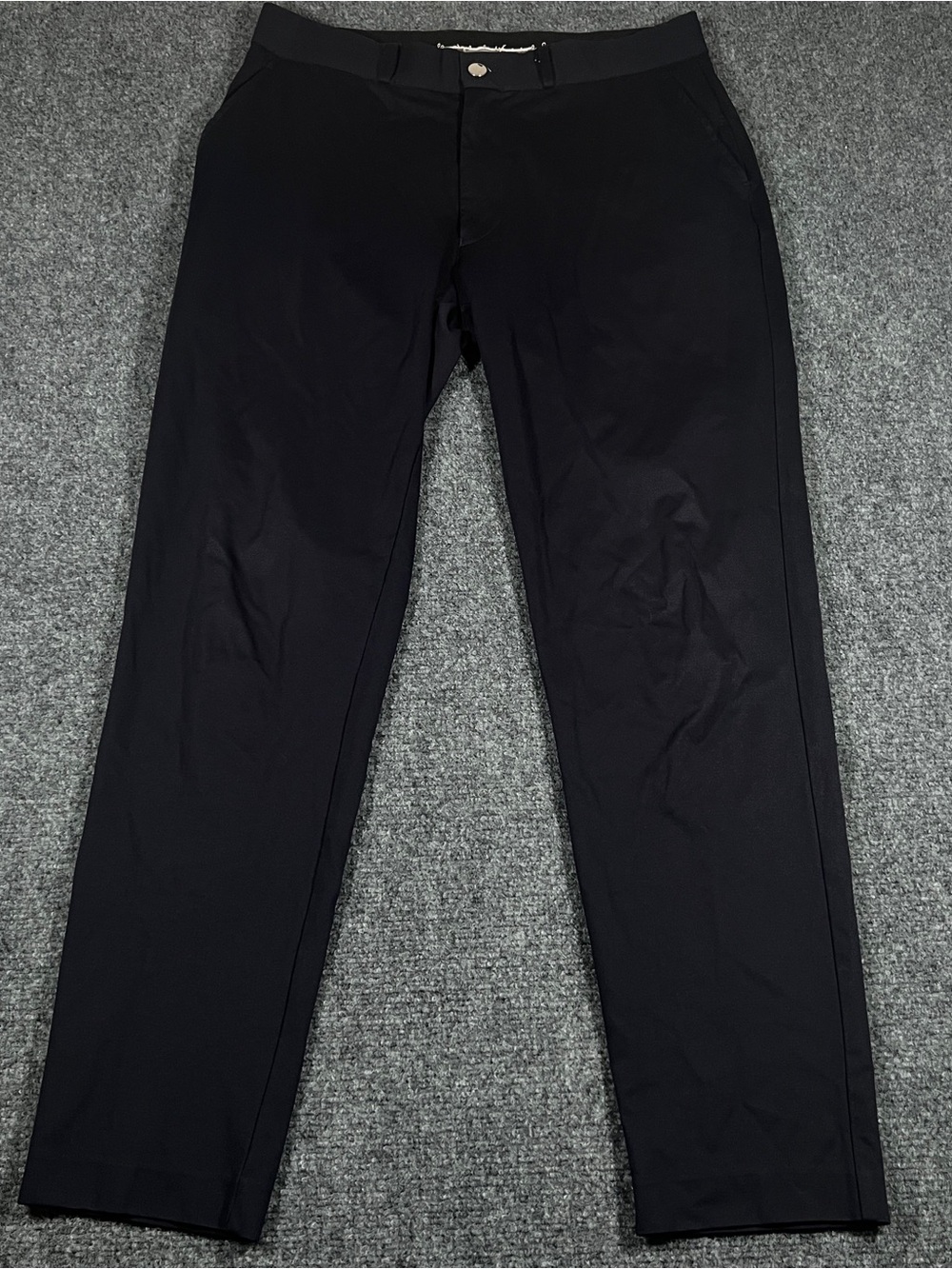 State & Liberty Pants Mens 32 Navy Blue Commuter Stretch Performance Golf Office